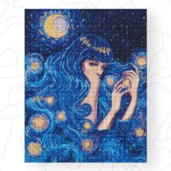 Mosaik mit holografischen Strasssteinen (AB)