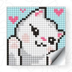 Diamant-Mosaik-Aufkleber