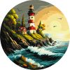 Malen nach Zahlen - Leuchtturm an Küste ©art_selena_ua