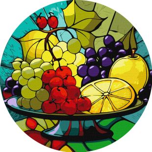 Malen nach Zahlen - Obstteller ©art_selena_ua