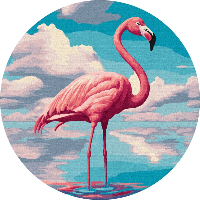 Malen nach Zahlen - Exquisiter Flamingo ©art_selena_ua