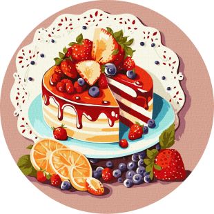 Malen nach Zahlen - Obst-Dessert ©art_selena_ua