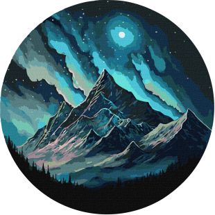 Malen nach Zahlen - Nächtliches Glühen ©art_selena_ua