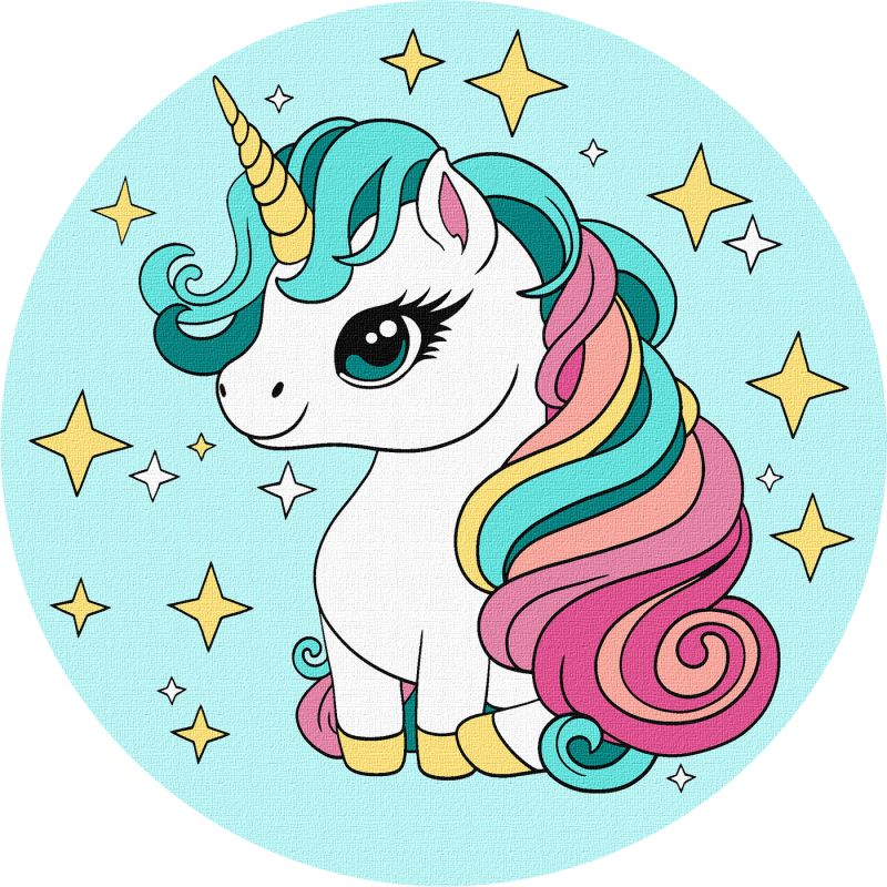 Malen nach Zahlen - Kleines Einhorn ©art_selena_ua