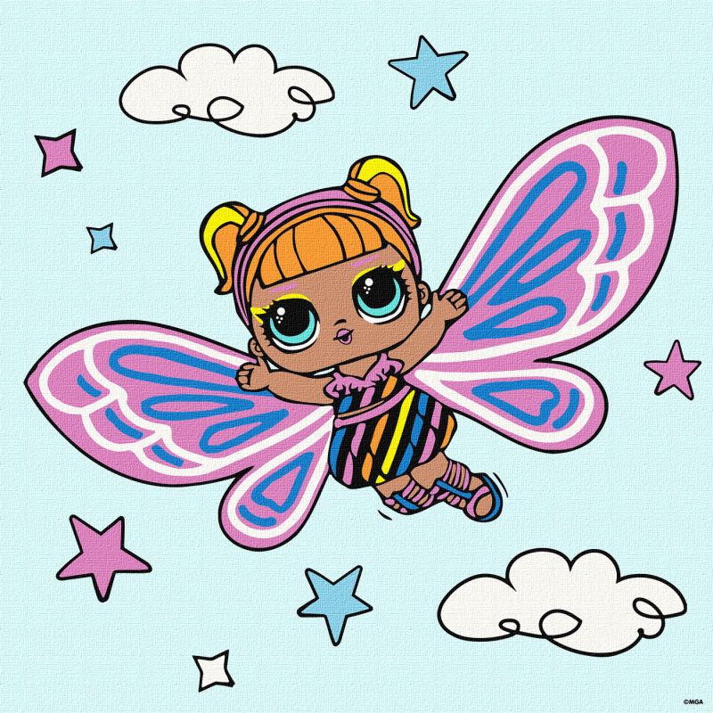Malen nach Zahlen - L.O.L. Surprise! O.M.G. Fairies Flutterstar