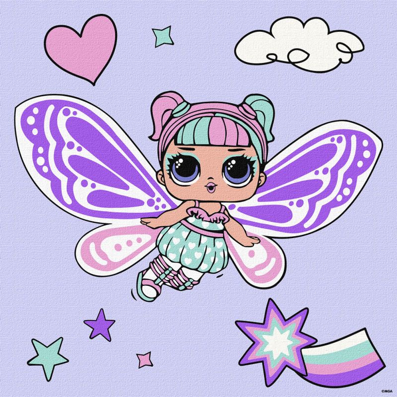 Malen nach Zahlen - L.O.L. Surprise! O.M.G. Fairies Sweetiefly