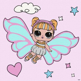 Malen nach Zahlen - L.O.L. Surprise! O.M.G. Fairies Skystarling