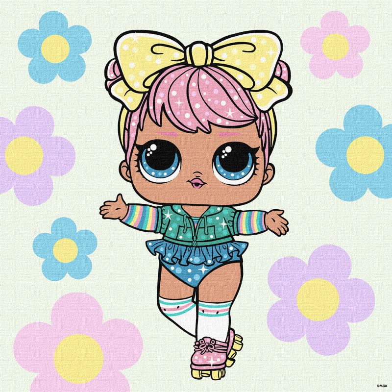 Painting by numbers - L.O.L. Surprise! Spring Bling Dawn