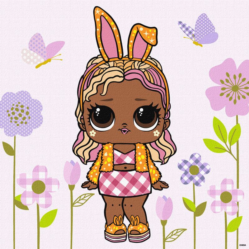 Malen nach Zahlen - L.O.L. Surprise! Spring Bling BossBunny