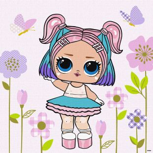 Malen nach Zahlen - L.O.L. Surprise! Spring Bling CandyQT