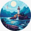Malen nach Zahlen - Ein heller Leuchtturm ©art_selena_ua
