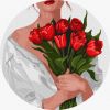 Malen nach Zahlen - Das Mädchen mit den Tulpen ©art_selena_ua
