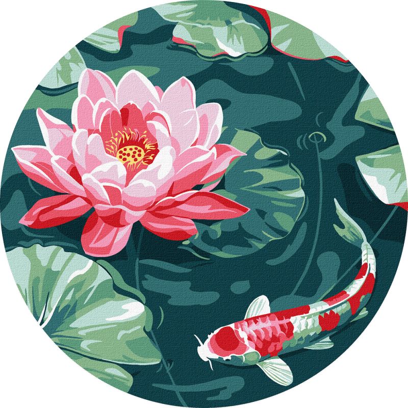 Painting by numbers - The pearl of the pond ©art_selena_ua