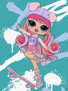 Malen nach Zahlen - L.O.L. Surprise! Tweens Skate Dance Ali Dance 2