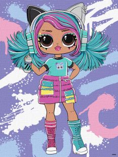 Malen nach Zahlen - L.O.L. Surprise! Tweens Skate Dance Emma Emo