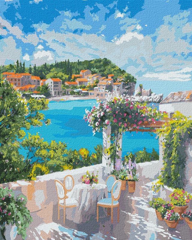 Malen nach Zahlen - Frühstück am Meer ©Ira Volkova