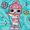 Malen nach Zahlen - L.O.L. Surprise! Winter chill. Snow Bunny