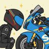 Painting by numbers - Favourite bike ©art_selena_ua