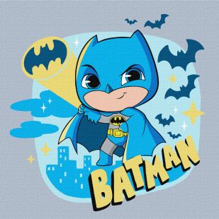 Malen nach Zahlen - Batman: Held der Dunkelheit ©Warner Bros.
