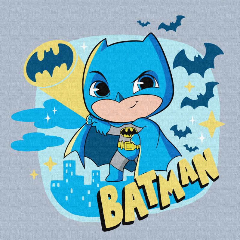 Malen nach Zahlen - Batman: Held der Dunkelheit ©Warner Bros.