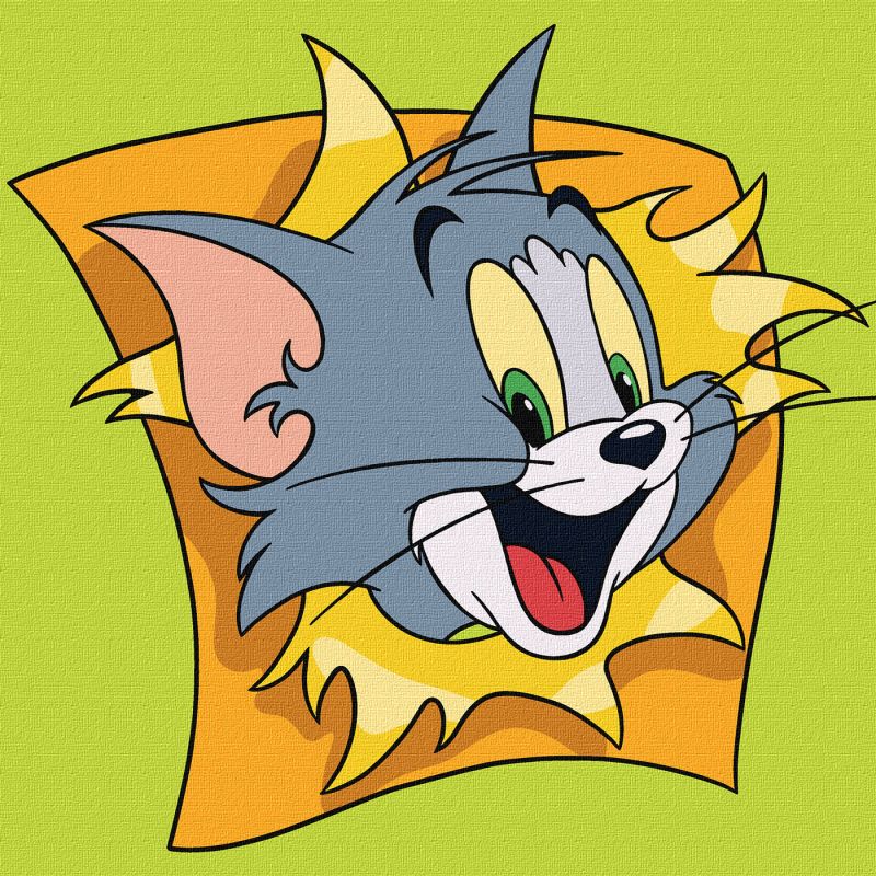 Malen nach Zahlen - Tom und Jerry: Lustige Abenteuer ©Warner Bros.