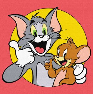 Malen nach Zahlen - Tom und Jerry: Noch mehr Spaß zusammen ©Warner Bros.