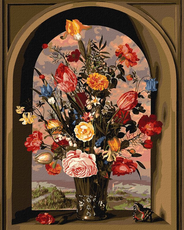 Malen nach Zahlen - Blumengesteck ©Ambrosius Bosschaert de Oude