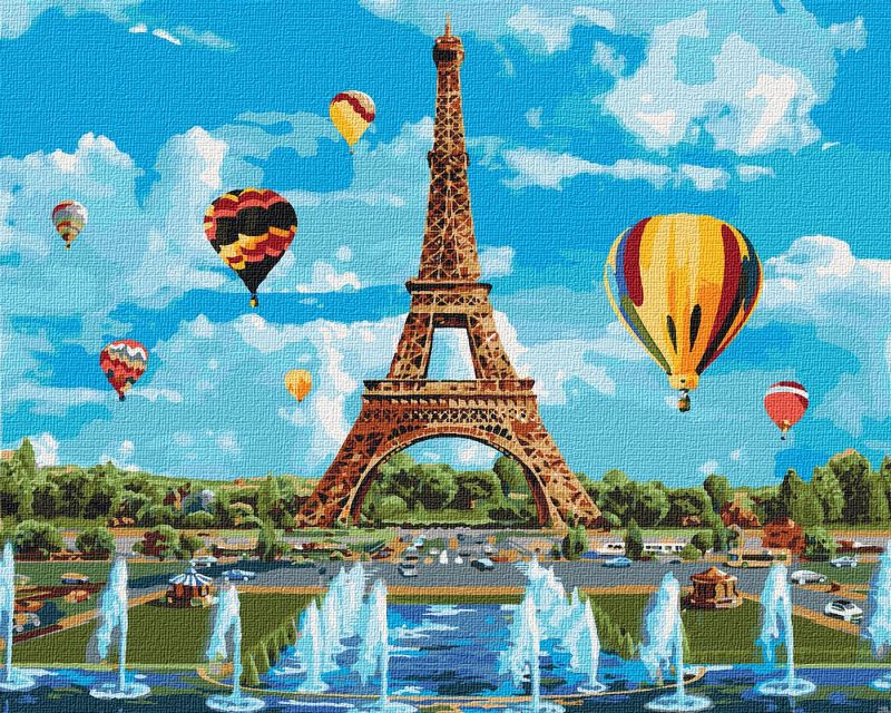 Painting by numbers - City of love 
