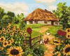 Painting by numbers - A Ukrainian house 
