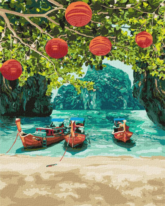 Malen nach Zahlen - Urlaub in Thailand