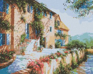 Malen nach Zahlen - Auf der Sonnenseite der Straße ©Ira Volkova