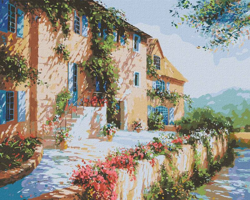 Malen nach Zahlen - Auf der Sonnenseite der Straße ©Ira Volkova
