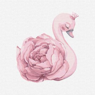 Malen nach Zahlen - Prinzessin Schwan ©tanya_bonya
