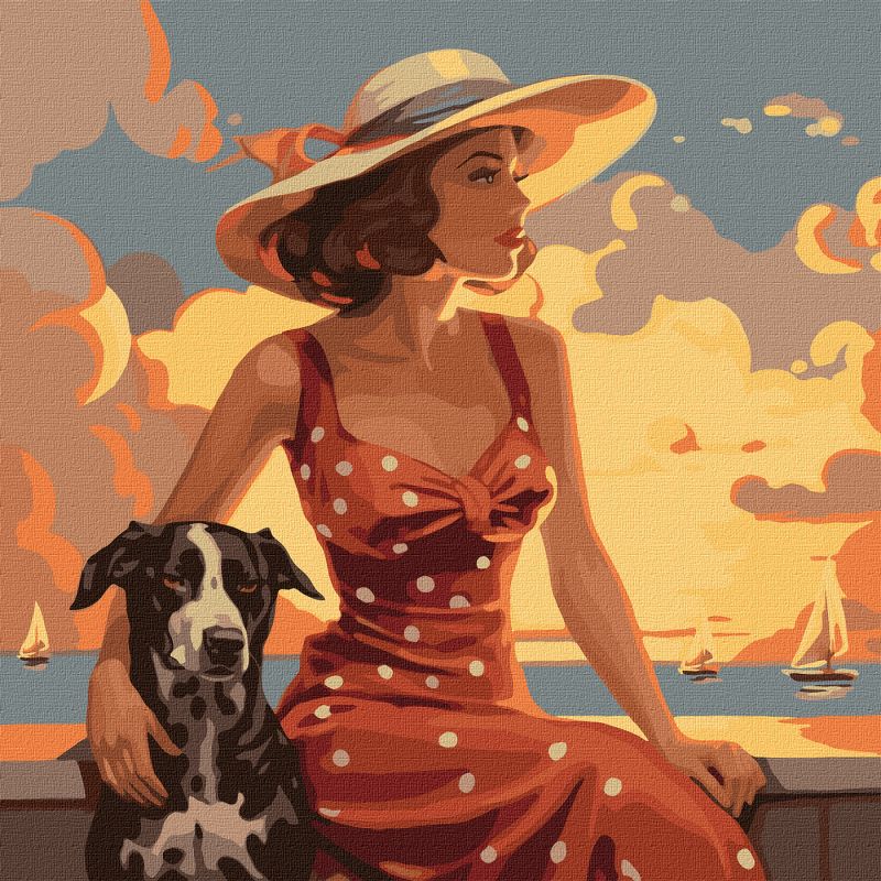 Painting by numbers - Atmosphere of the sea ©art_selena_ua
