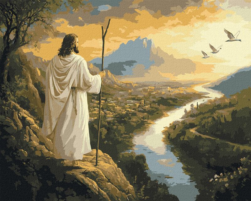 Painting by numbers - The Saviour's gaze ©art_selena_ua