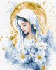 Painting by numbers - Heavenly Mary with extra metallic paints ©art_selena_ua