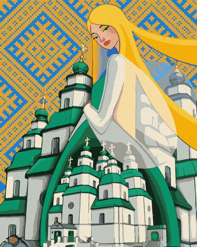 Painting by numbers - Beregynya of the Holy Trinity Cathedral ©mosyakart
