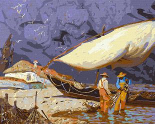 Malen nach Zahlen - Fischer ©tolstukhin artem