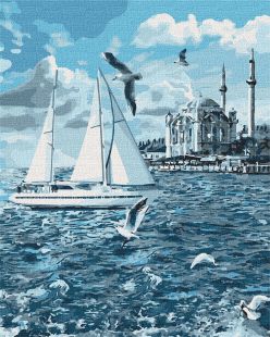 Malen nach Zahlen - Spaziergang entlang des Bosporus