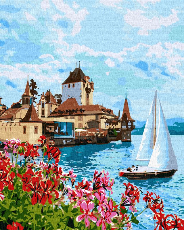 Painting by numbers - Bright Switzerland
