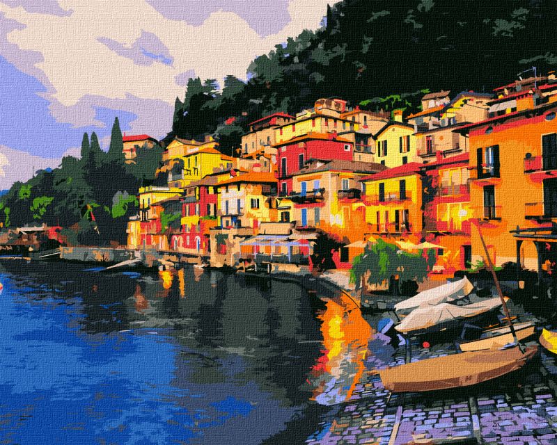 Painting by numbers - Evening Italy