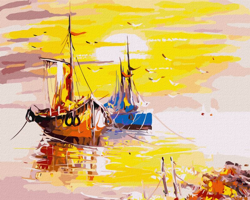 Painting by numbers - A journey at dawn 