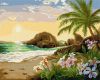 Painting by numbers - Evening in Paradise ©annasteshka