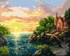 Malen nach Zahlen - Sonnenuntergang ©Sergiy Lobach
