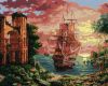 Malen nach Zahlen - Abendlicher Hafen ©Sergiy Lobach