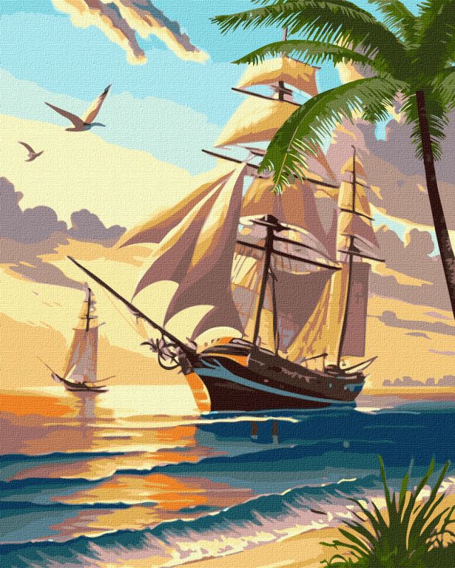 Malen nach Zahlen - Seekreuzfahrt ©art_selena_ua