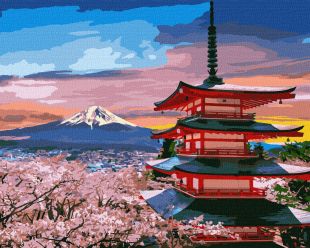 Malen nach Zahlen - Beliebtes Japan