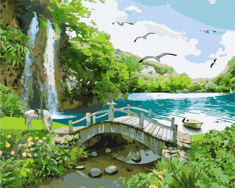 Painting by numbers - Paradise Bay
