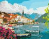 Painting by numbers - Summer in the Bay of Kotor