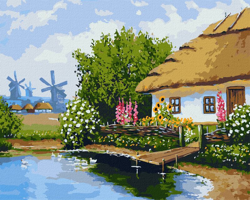 Malen nach Zahlen - Ukrainisches Herrenhaus ©Jaroslav Chyzhevsky